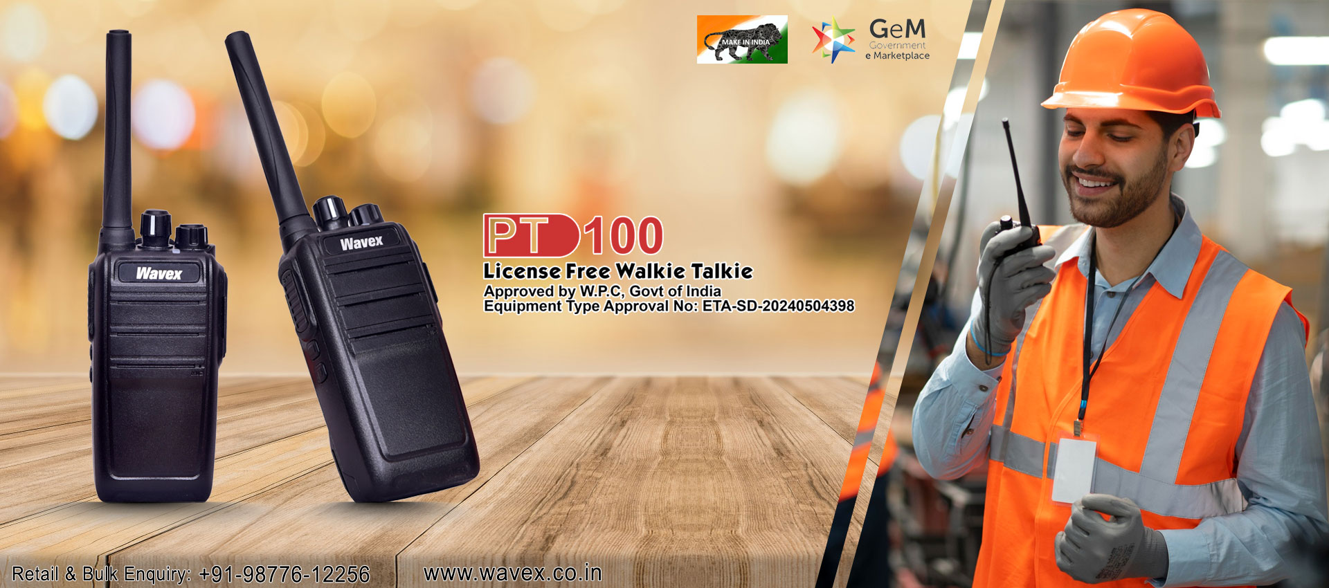 Wavex License Free Walkie Talkie Suppliers Dealers in India Punjab Ludhiana