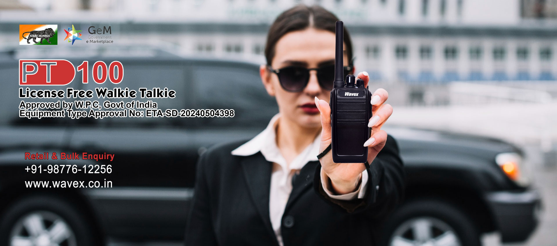 Wavex License Free Walkie Talkie Suppliers Dealers in India Punjab Ludhiana